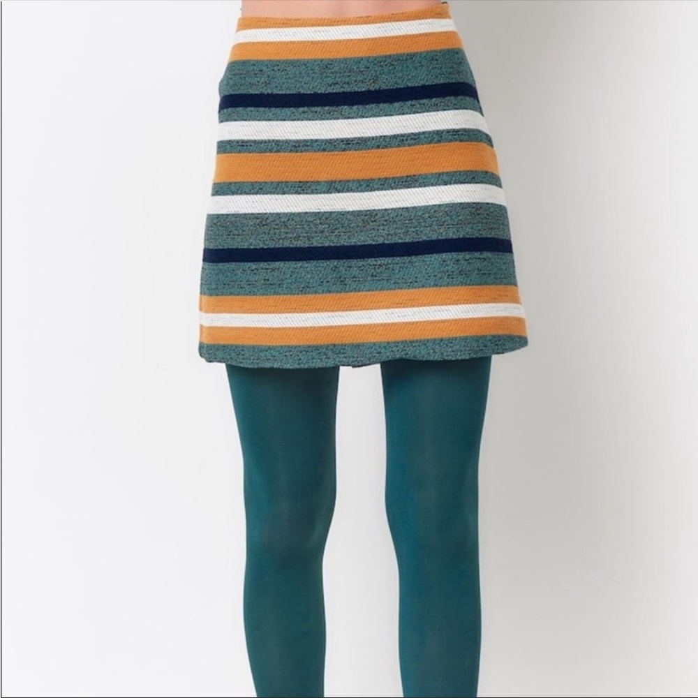 Anthropologie Corey Lynn Calter Stripe Mini Skirt Sz S